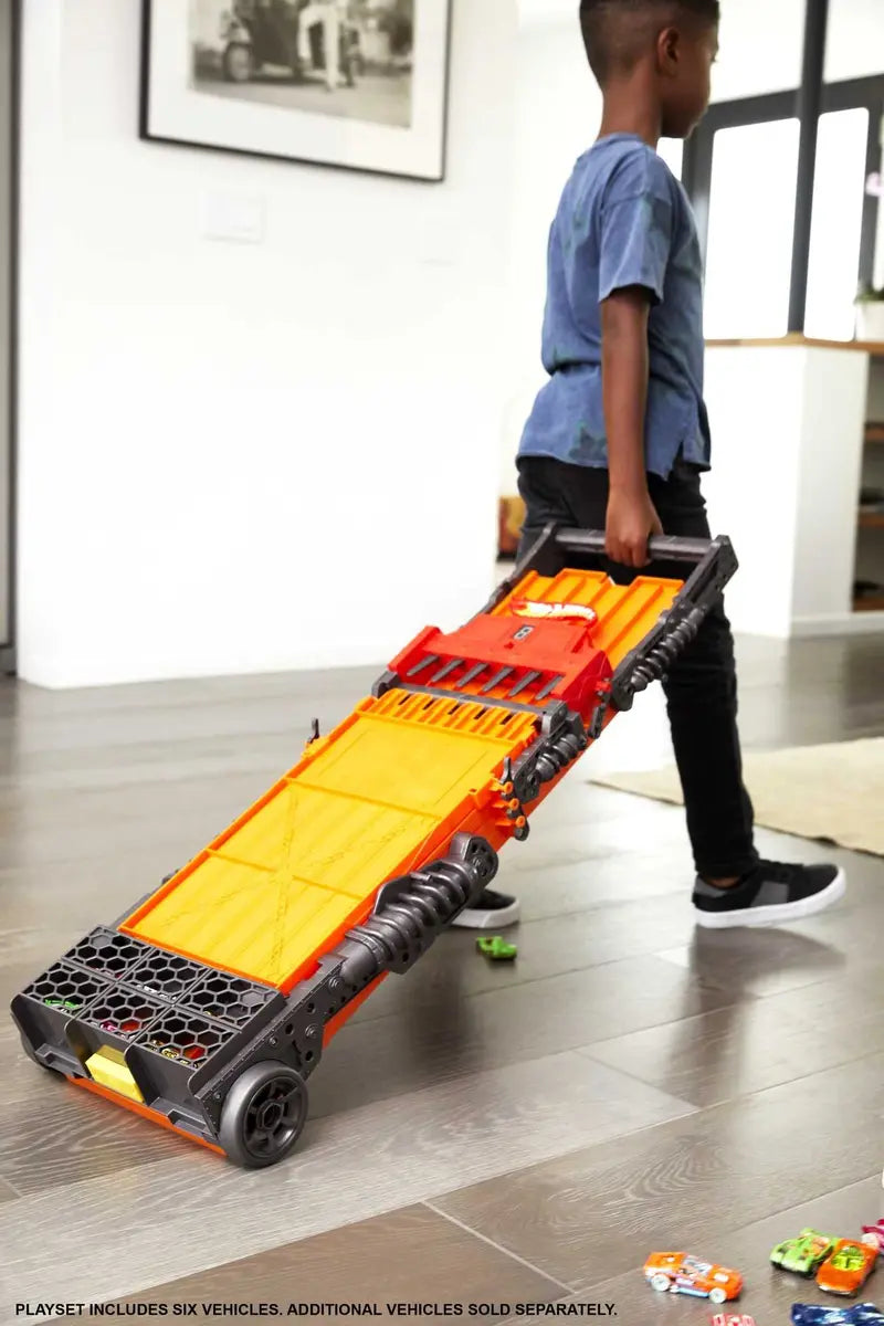 Hot Wheels Super 6-Lane Interactive Raceway Track Set