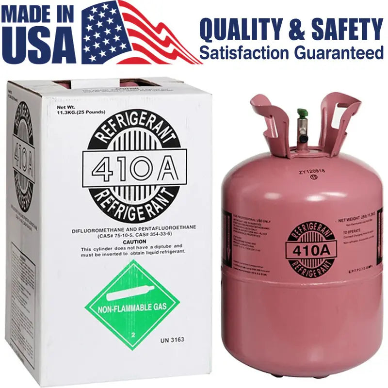 R-410A Refrigerant – 25-Pound Factory-Sealed Cylinder