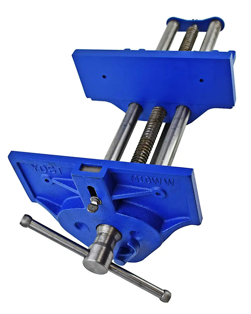 Yost Vises M10WW 10-Inch Rapid Action Woodworking Vise, Cast Iron, Chrome-Plated Handle, Steel Guide Rails