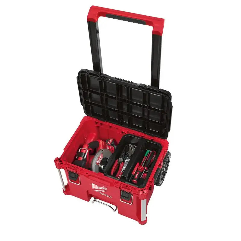 Milwaukee PACKOUT 22-Inch Rolling Tool Box – Heavy-Duty Modular Storage Solution
