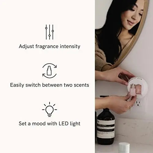 Pura V3 Smart Home Fragrance Diffuser Set – Linens & Surf, Pacific Aqua – Bedroom & Living Room Aroma