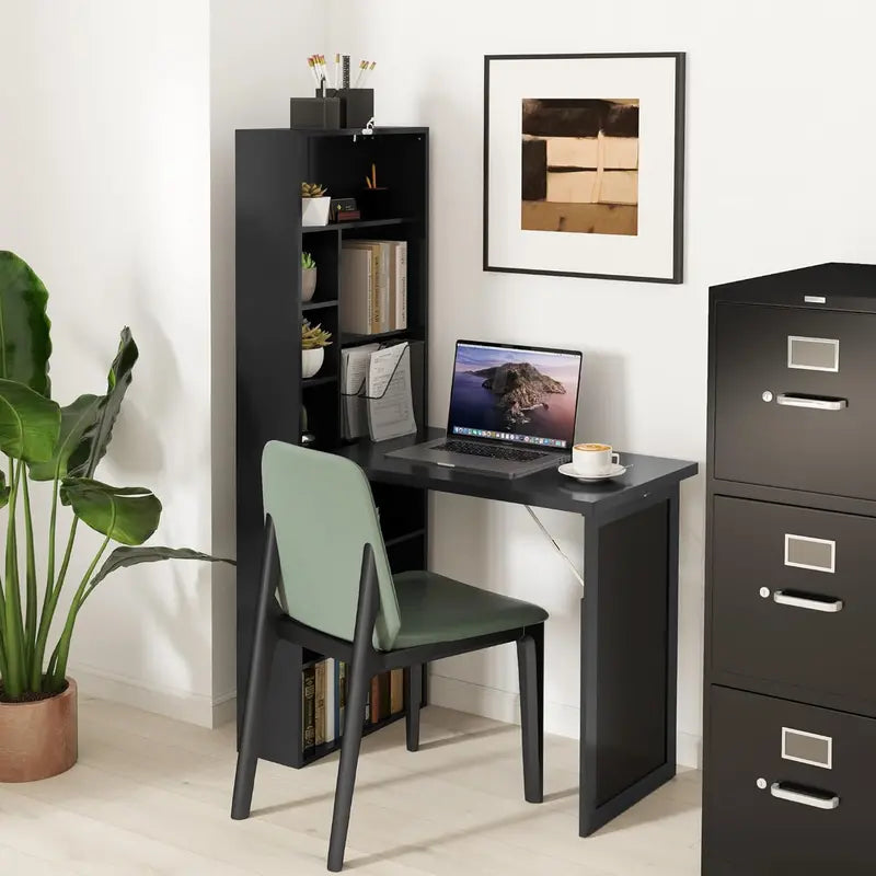 Wall-Mounted Folding Writing Desk – Space-Saving Multifunctional Home Office Workstation