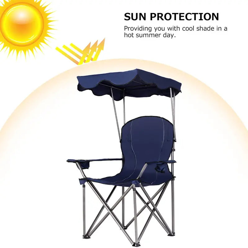 Outdoor Canopy Chair – Shade-Integrated Lounge Seat for Patios and Backyards