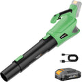 WORKPROX 20V Variable-Speed Cordless Leaf Blower – Includes 4.0Ah Battery and Fast-Charging USB-C Cable