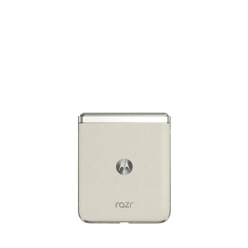 Motorola razr (2023) Unlocked Foldable Smartphone – Vanilla Cream, 8GB RAM / 128GB Storage, 32MP Camera