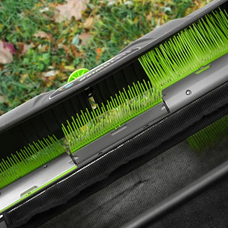 Heavy-Duty 21-Inch Manual Lawn Sweeper with 26-Gallon Collection Bag