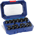 WORKPRO Impact Bolt & Nut Remover Set – 15-Piece Ratcheting Removal Tool Kit