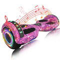 SIMATE 6.5-Inch Bluetooth Hoverboard with RGB LED Lighting