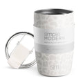 Simple Modern Travel Coffee Mug Tumbler with Flip Lid | Insulated Stainless Steel Cup Thermos |Voyager | 12oz | Cream Leopard