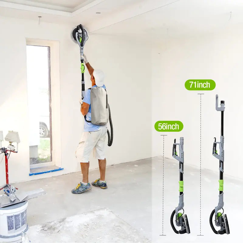 WORKPRO 720W Vacuum-Ready Drywall Sander – Dust-Reducing Electric Sanding System