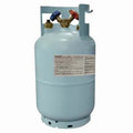 Total Tools R134A Recovery Tank with Float Turn Off Switch, Steel Container, 30 lb Capacity