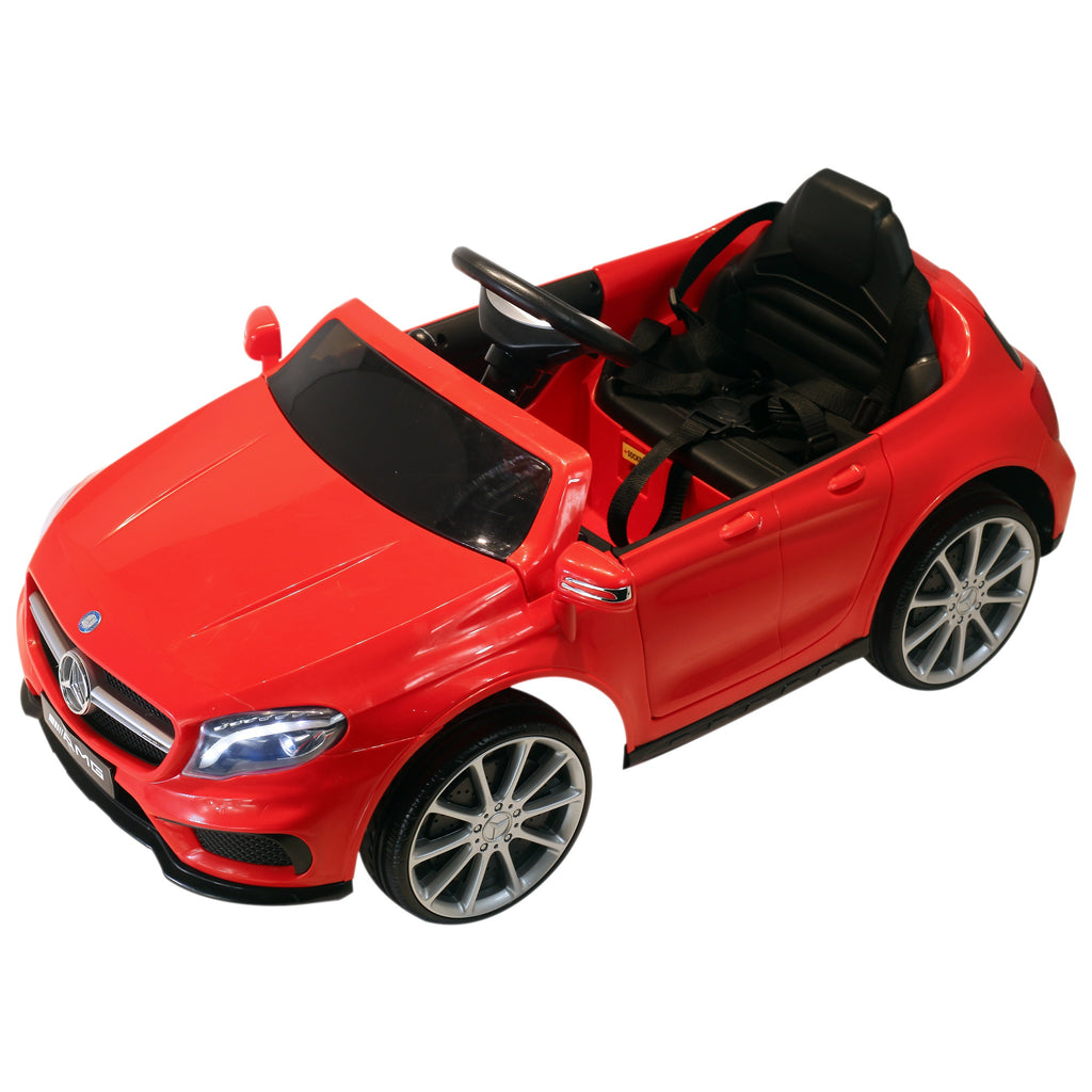 HOMCOM® Elektroauto für kinder 1 Motor Fernbedienung Musik Mercedes Kinderspielfahrzeug