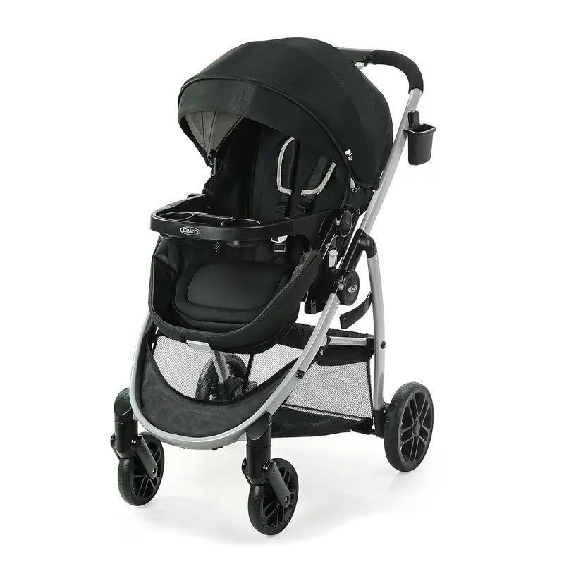 Graco Modes Pramette 3-in-1 Travel System, Stroller & Car Seat Combo, Ellington