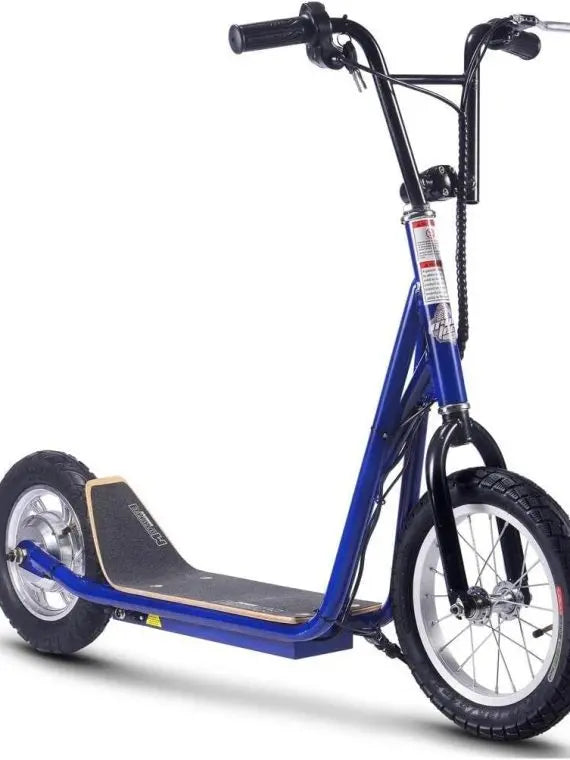 Groove-350 Electric Scooter, 36V 350W, Big Wheel, Lithium Battery, Blue