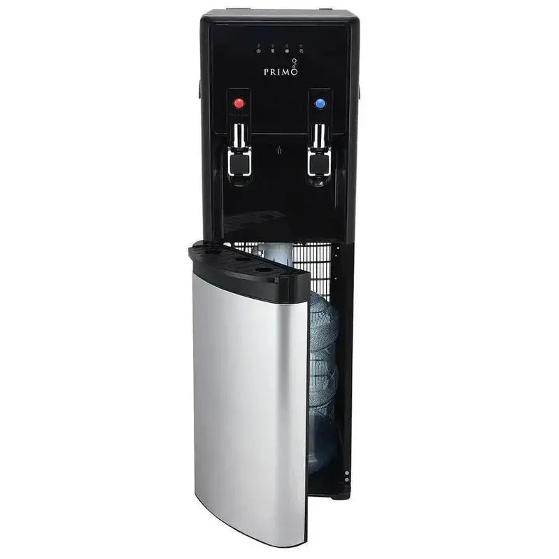 Primo Pro-Plus Bottom-Load Water Dispenser – Hot & Cold Dispensing, Sleek Black Finish, Touch-Free Options