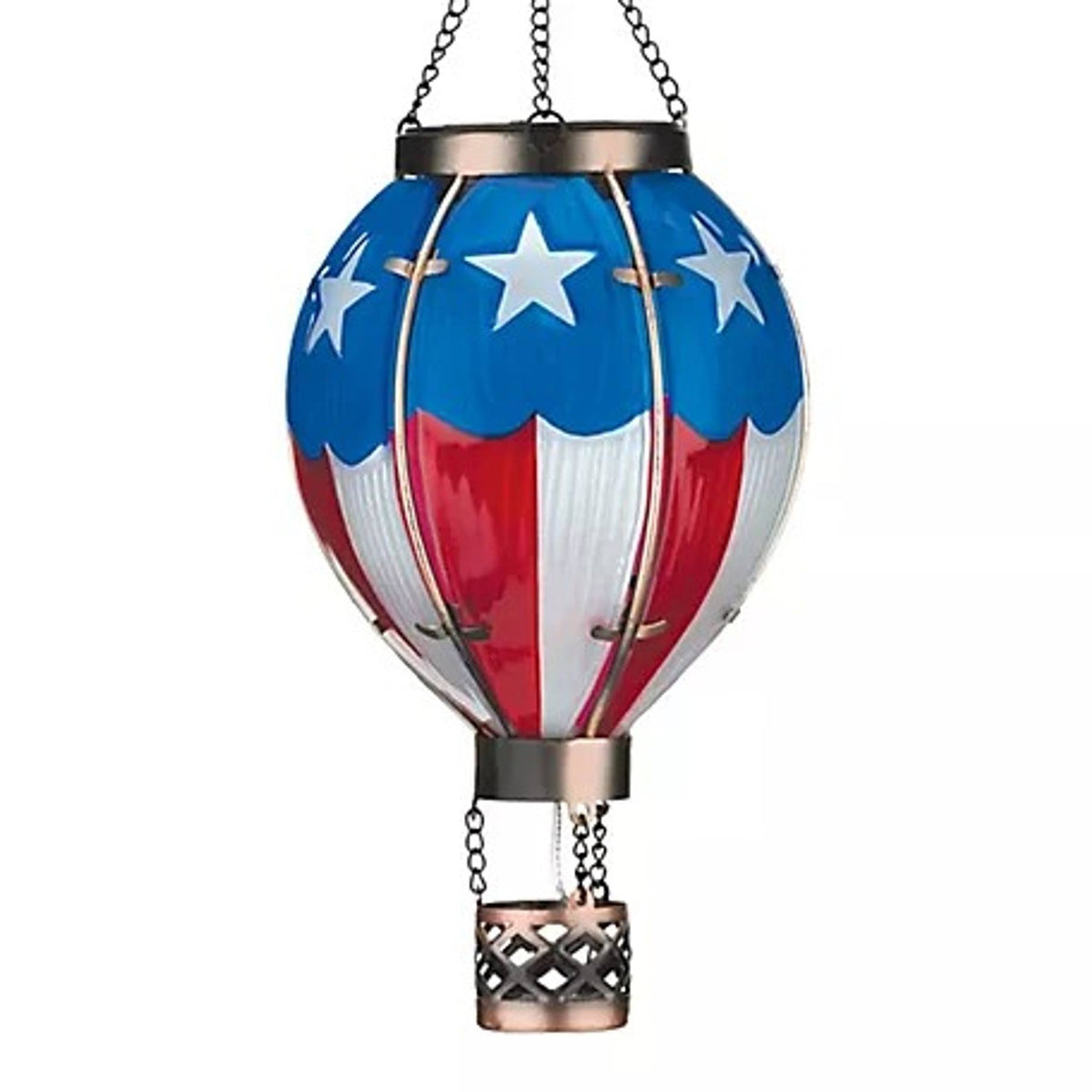 Regal Art & Gift Hot Air Balloon Solar Lantern SM - Americana