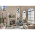 Redi Shade Original Arch Light Filtering Pleated Fabric, White