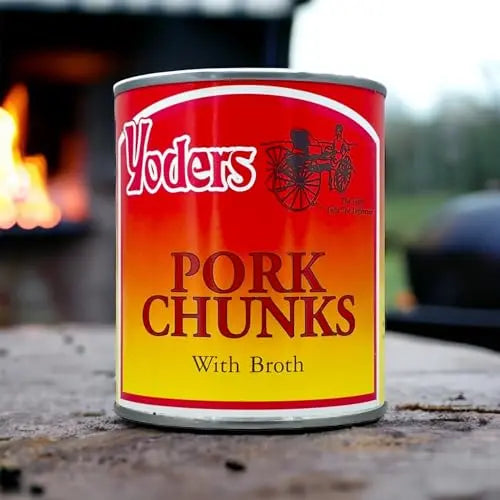 Yoder's Fully Cooked Canned Pork Chunks, 28 oz