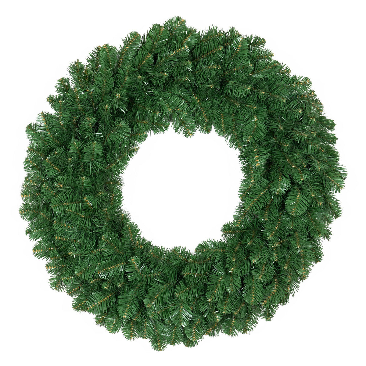 Red Sleigh Oregon Fir 48 in. Unlit Artificial Commercial Christmas Wreath, Green