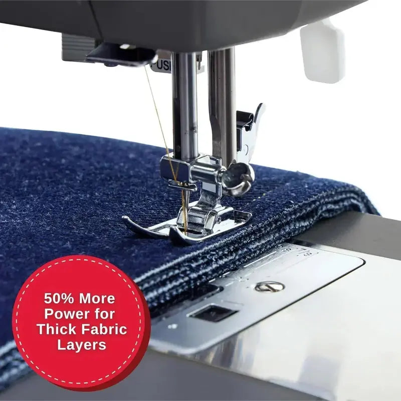 SINGER Heavy-Duty 4452 Sewing Machine – High-Speed Motor, 110 Built-in Stitches, and Accessory Kit