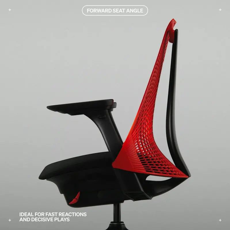 Sayl Performance Gaming Chair – Contoured Seat, 4D Armrests, and Reclining Function