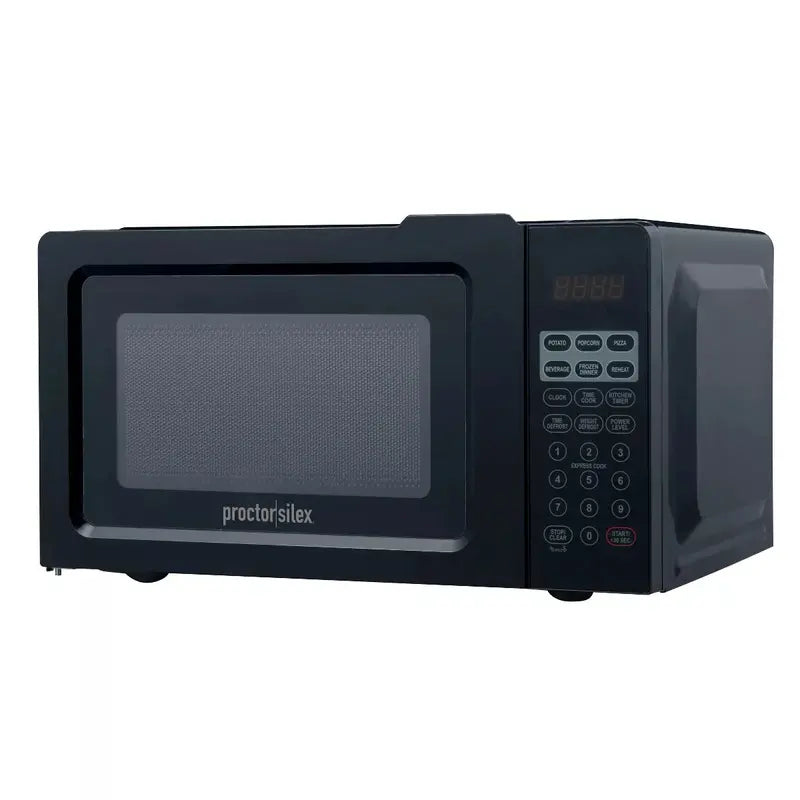 Proctor Silex 0.6 Cu. Ft. Countertop Microwave Oven – 700W with 10 Power Levels