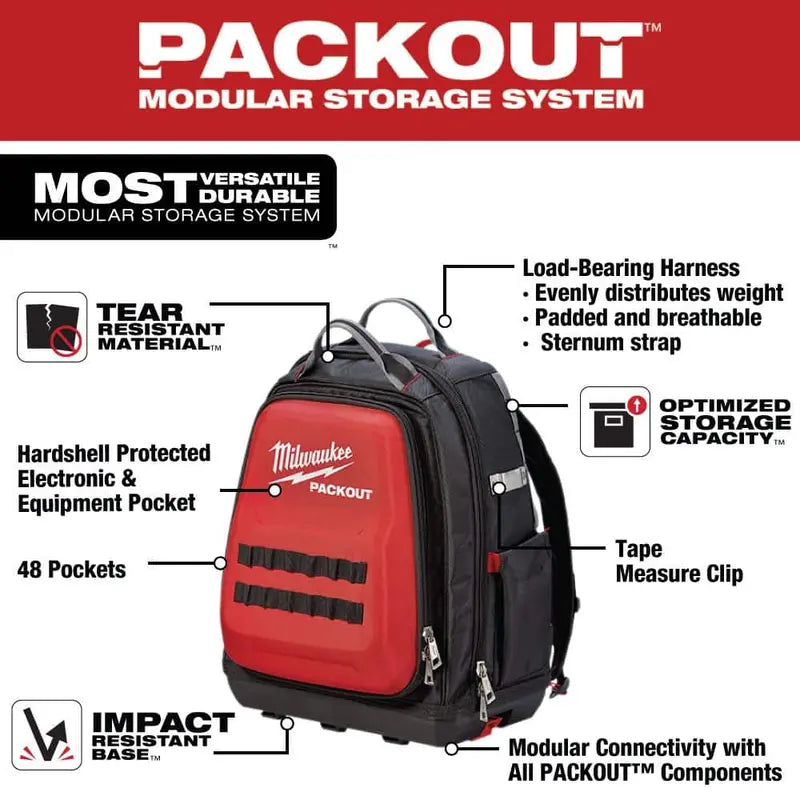 Milwaukee 15 in. PACKOUT Backpack 48-22-8301