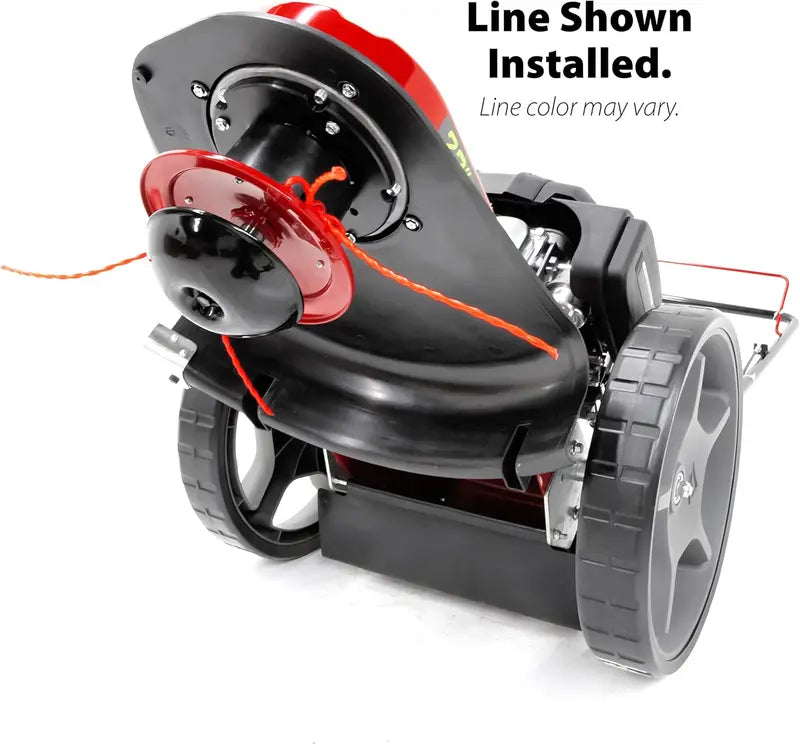 Viper 160cc Walk-Behind String Trimmer Mower – 22″ Cutting Width, 14″ Never-Go-Flat Wheels, Adjustable Handle, Easy Setup (Model 40314)