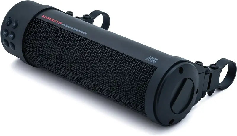Road Thunder Waterproof Bluetooth Sound Bar – 300W Motorcycle Handlebar Speaker in Satin Black