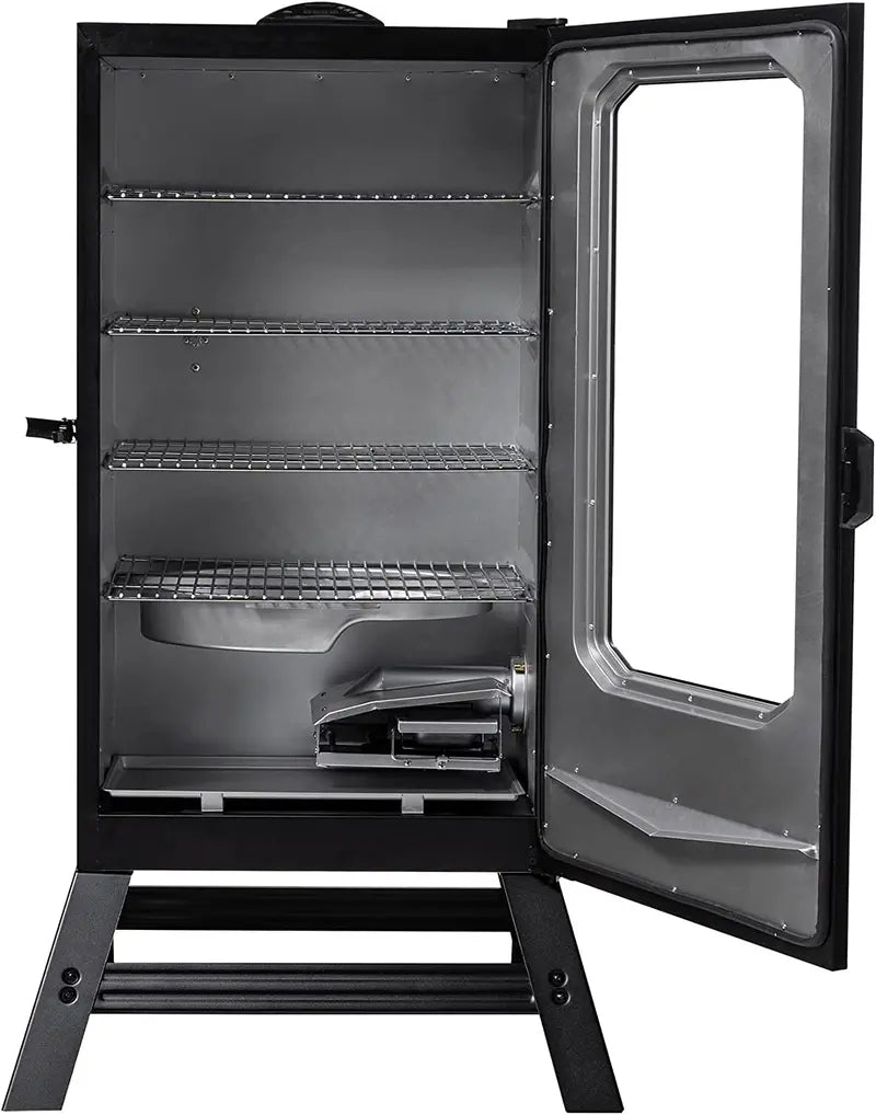 Masterbuilt 40″ Digital Electric Smoker with Window & Legs – Black