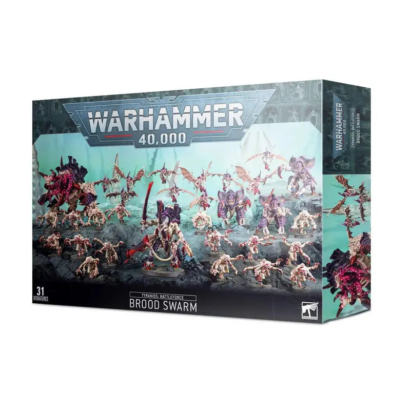 Warhammer 40K Tyranids Battleforce – Brood Swarm Starter Set for Competitive Miniature Wargaming