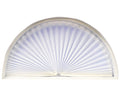 Redi Shade Original Arch Light Filtering Pleated Fabric, White