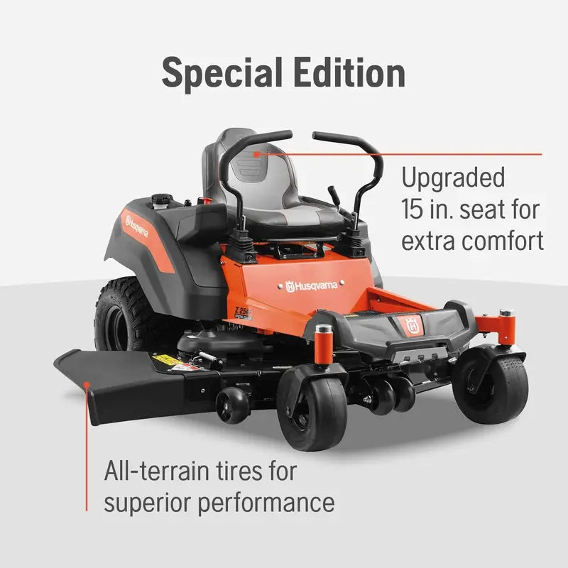 Husqvarna Z254F Special Edition 54-Inch Zero-Turn Riding Mower – 23-HP V-Twin Engine