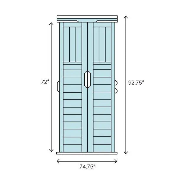 Resin Storage Shed – 6'3″ W × 5'6″ D Weather-Resistant Design