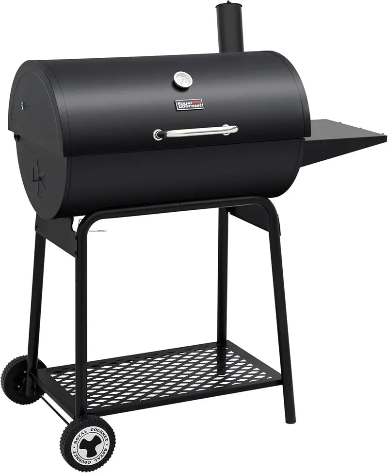 Royal Gourmet CC1830 30-Inch Barrel Charcoal Grill with Warming Rack