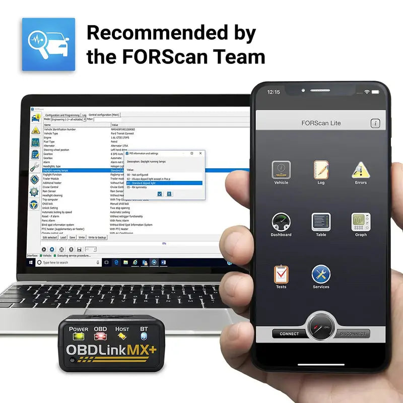 OBDLink MX+ Bluetooth OBD2 Scanner – Compatible with iOS, Android & Windows Devices