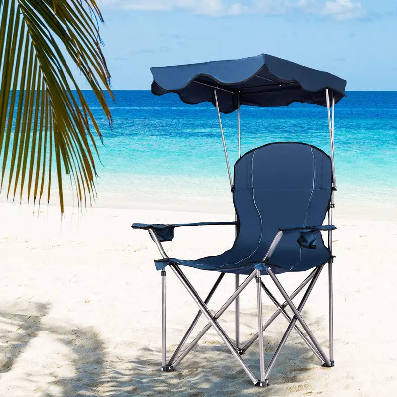 Outdoor Canopy Chair – Shade-Integrated Lounge Seat for Patios and Backyards