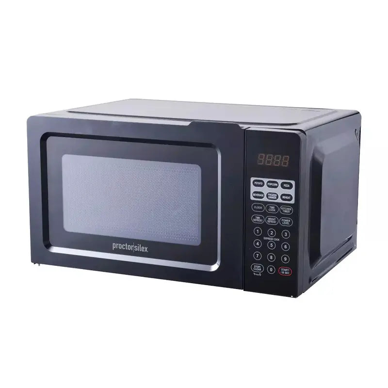Proctor Silex 0.6 Cu. Ft. Countertop Microwave Oven – 700W with 10 Power Levels