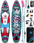 Wide Inflatable SUP Board Bundle – Comes with Carry Bag, Hand Pump, 10L Dry Bag & Height-Adjustable Paddle