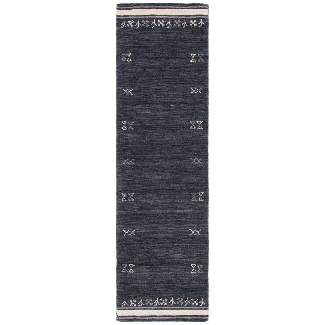 Santiago Handmade Wool Charcoal Rug AllModern Rug Size: Runner 2'3" x 10'