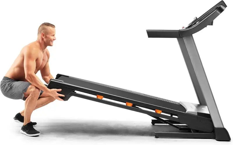 NordicTrack T Series Treadmill — Sleek Design, Space-Saving Foldability, and Responsive Performance