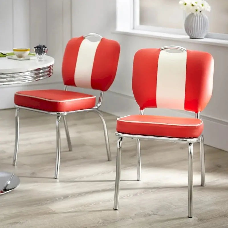 Simple Living Raleigh Retro Dining Set – 5-Piece Vintage-Inspired Table and Chair Ensemble