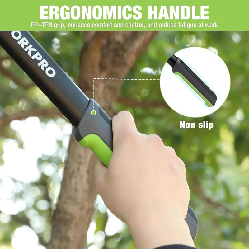 WORKPRO Extendable Anvil Lopper – 25″ to 37″ Adjustable Garden Trimmer