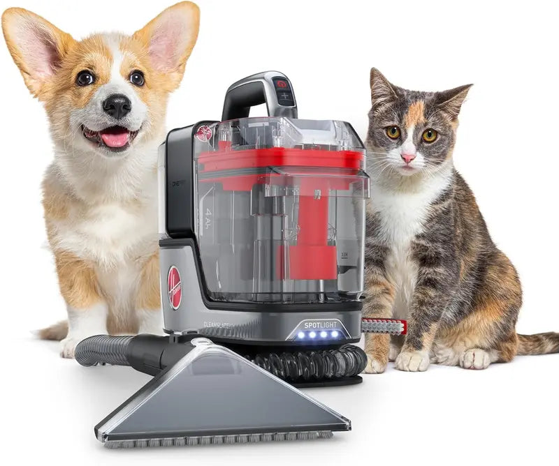 Hoover CleanSlate Plus Spot Cleaner – Portable Carpet & Upholstery Extractor with Multi-Tool Attachments