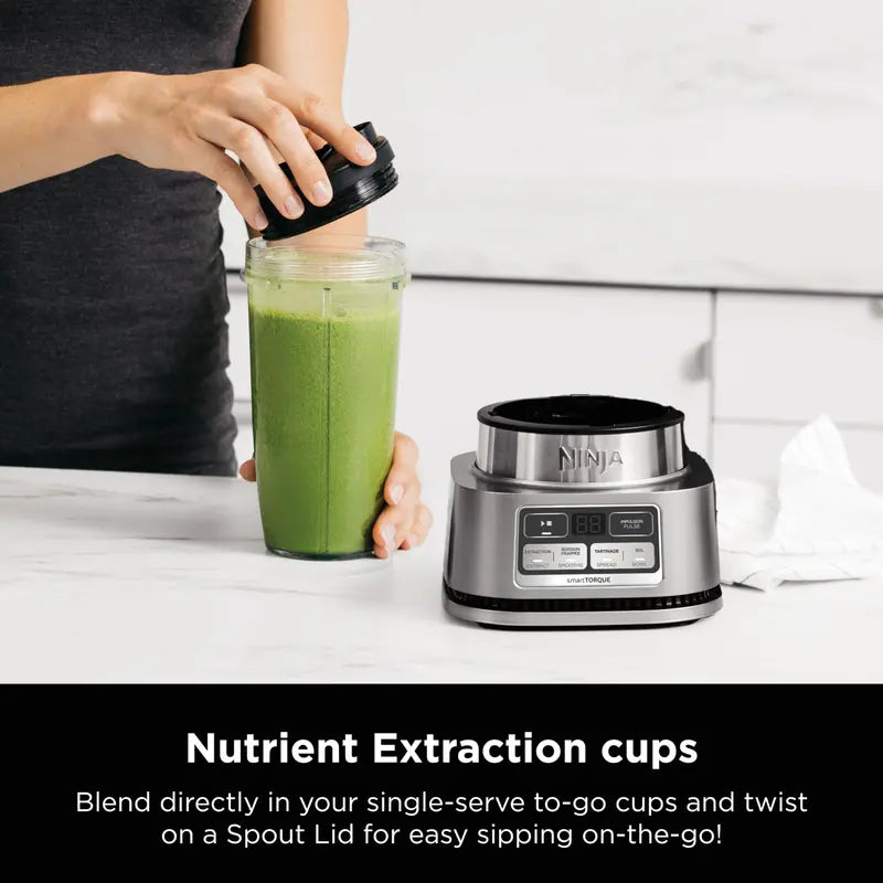 Ninja SS101 SmartTORQUE Stainless Steel Multi-Function Kitchen System – Intelligent Power Blending & Processing