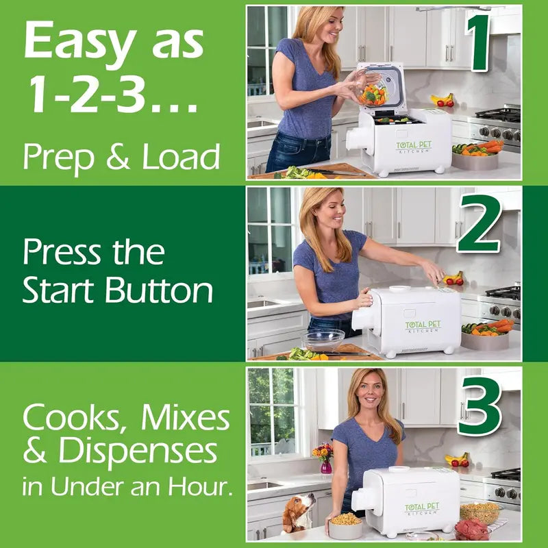 PetChef Pro All-in-One Pet Food Multicooker – 4.5-Quart Smart Mixer & Dispenser
