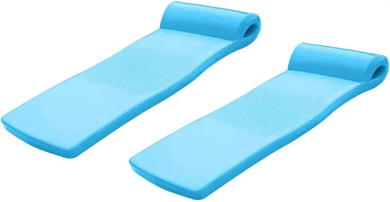 Inflatable Pool Lounger Raft Set – 2-Piece Floating Relaxation Mat for Outdoor Water Fun