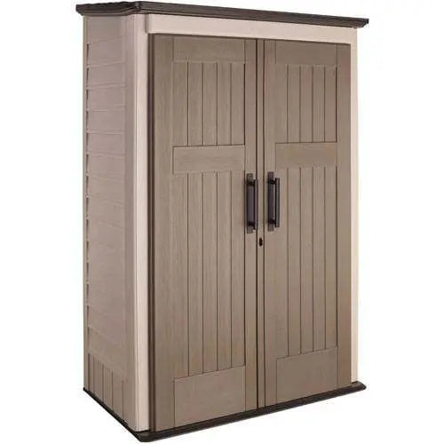 Rubbermaid 52-Cubic-Foot Lockable Outdoor Storage Shed – Weather-Resistant Construction