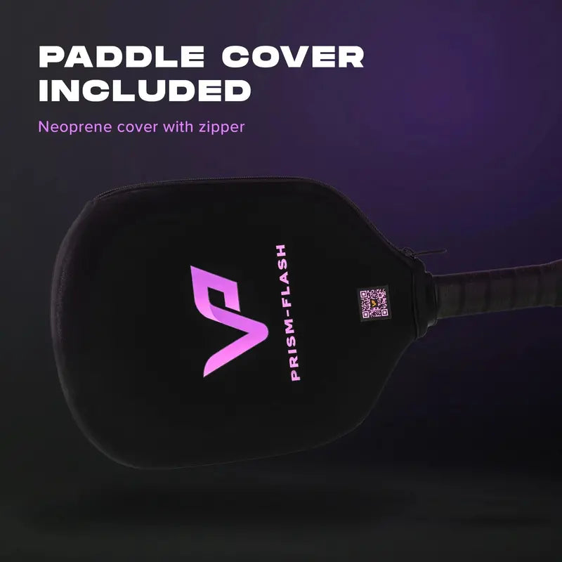 Vatic Pro Prism Carbon Fiber Pickleball Paddle 16mm – Foam Edge, Enhanced Durability, USAPA Approved