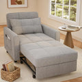 Multifunctional 3-in-1 Pull-Out Sleeper Chair – Spacious Single-Seater Convertible Sofa